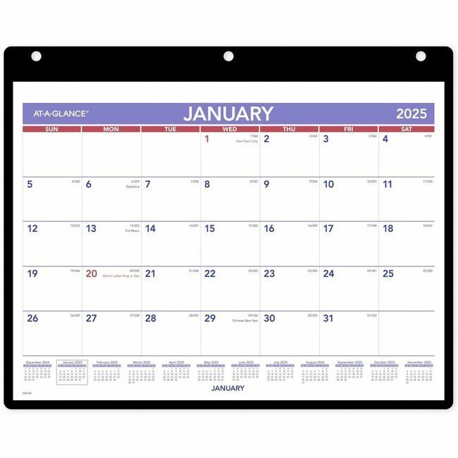 ACCO Brands AT-A-GLANCE Calendar Dsk/Wall 12-MONTH AAGSK8-00