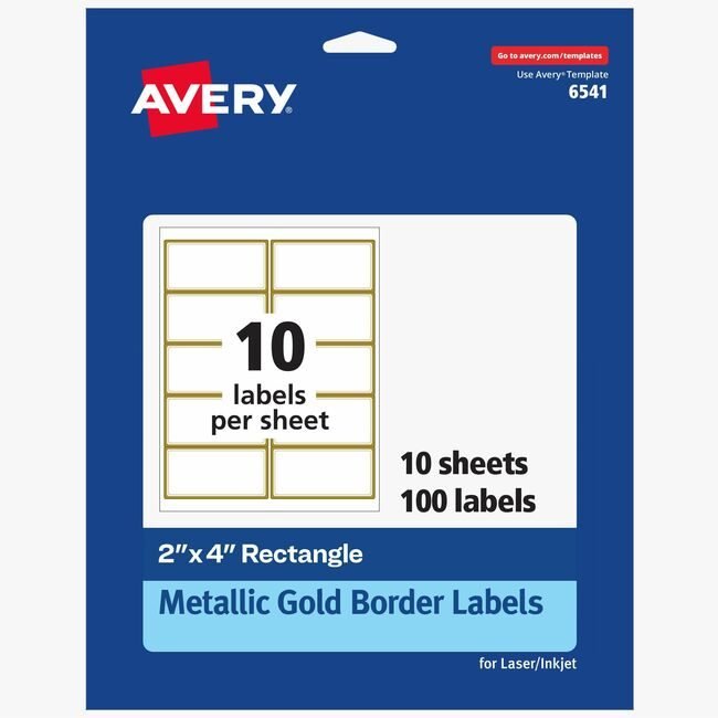 Avery Products Corporation Label Addres Gdbrdr 2X4 100 AVE6541