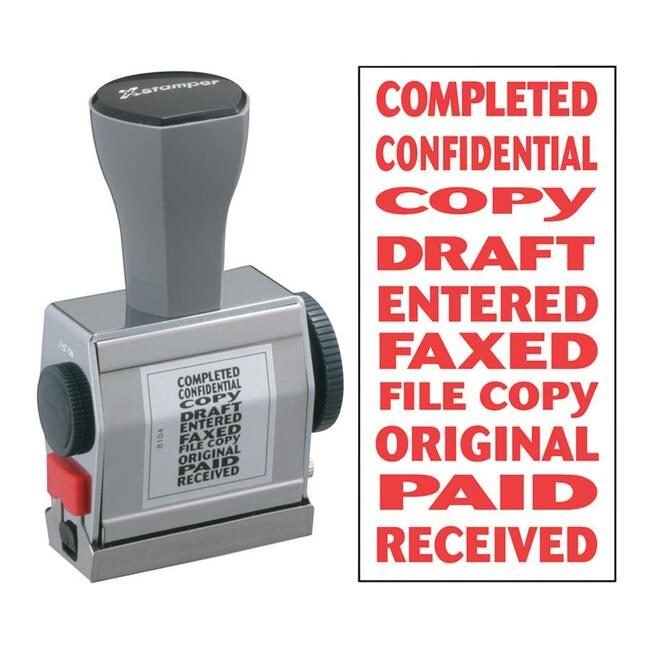 Shachihata / Xstamper Stamp Preink Phrase 10-IN-1 XST81041