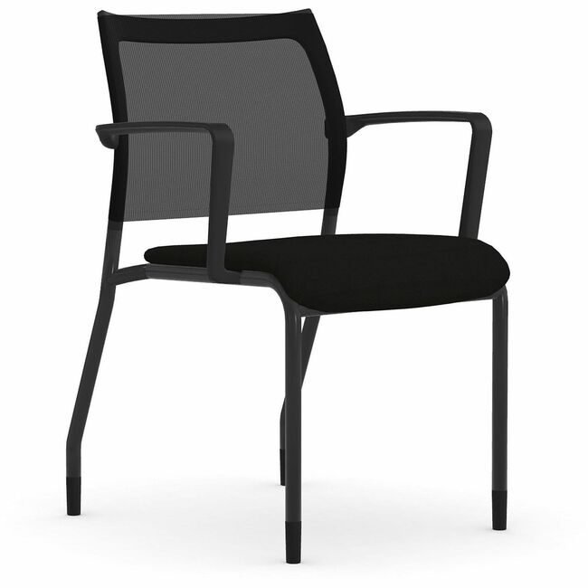 9to5 Seating Chair Guest Arms Blk Mesh Back NTF3461GTA49BON