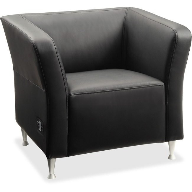 Lorell Chair Lounge Leath Squ LLR86916