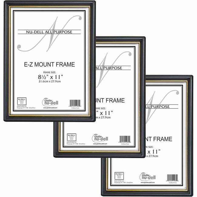 Nu-Dell Manufacturing Frame Document 8.5X11 3PK NUD11888