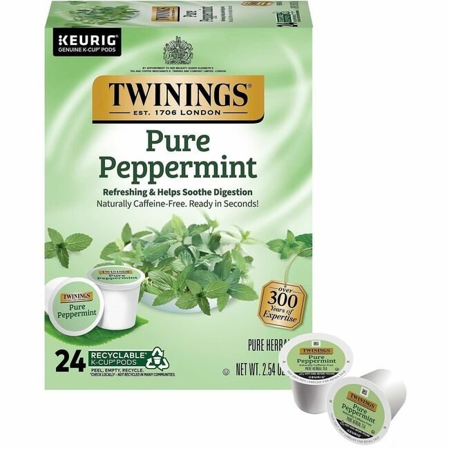 Twinings North America Kcup Tea Purepprmnt 24/BX TWG08760