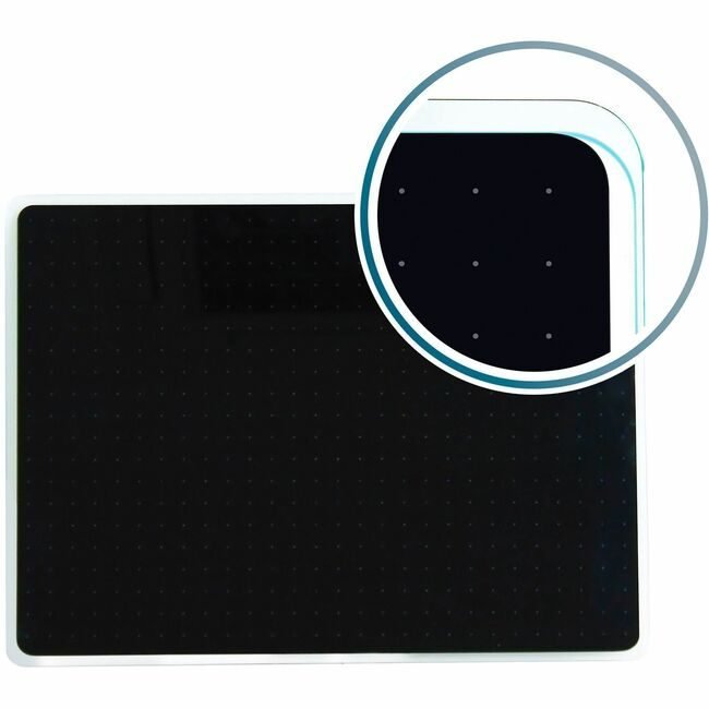 Floortex Board Glass 30X40 Black FLRFCVGM3040BG