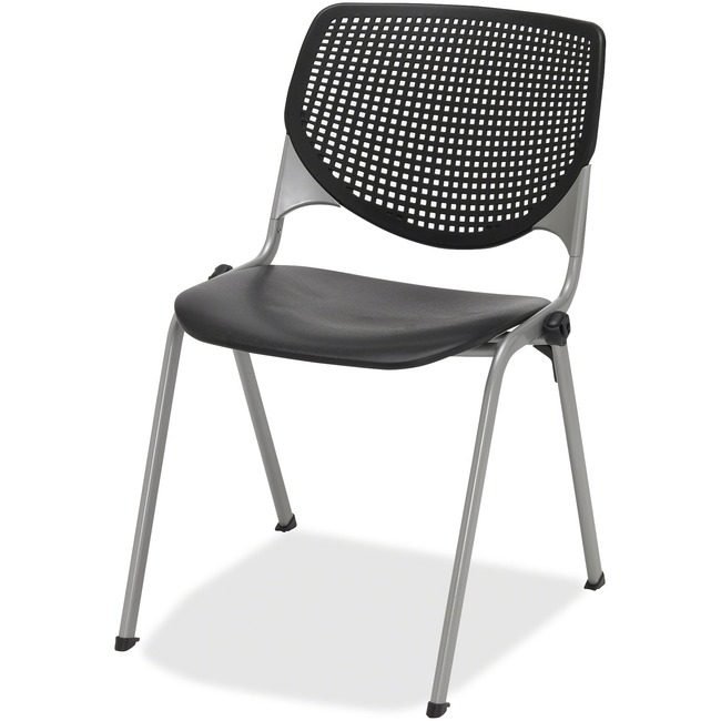 KFI Seating Polyprop Stack Chair Black KFI2300SLP10