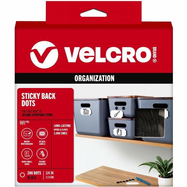 VELCRO Brand Velcro Companies Brand Sticky-Back Fasteners. Coins VEK91823