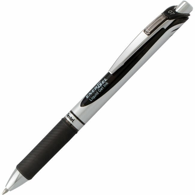 Pentel of America Pen Gel Rtx Mtltip 0.7MM Black PENBL77-A