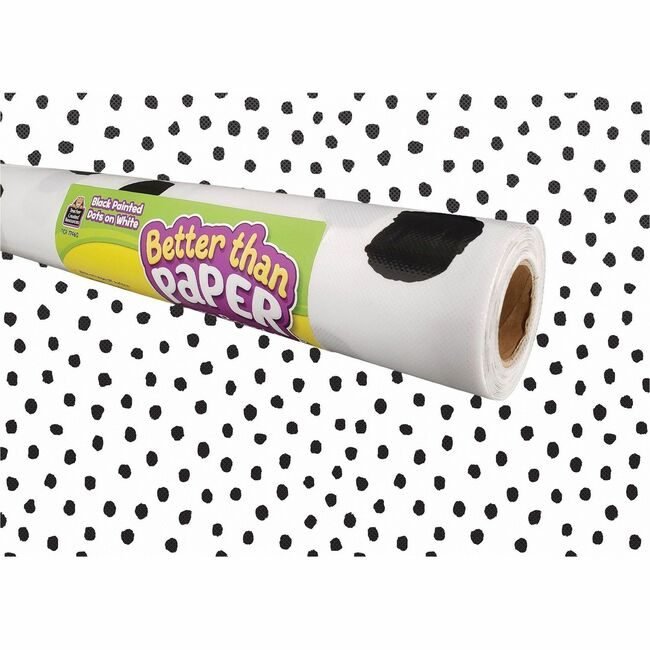 Teacher Created Resources Fabric Roll Bb Btp Black White TCR77460