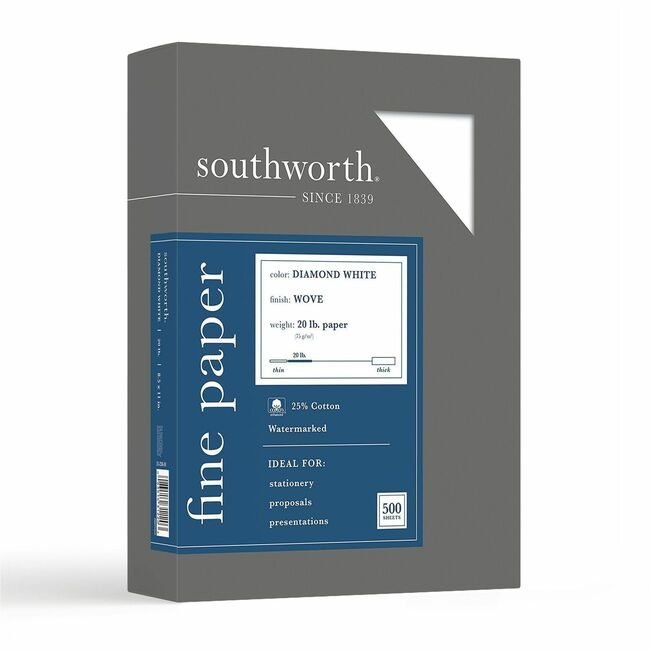 Southworth Paper 25% COTTON 20# We SOU31-220-10