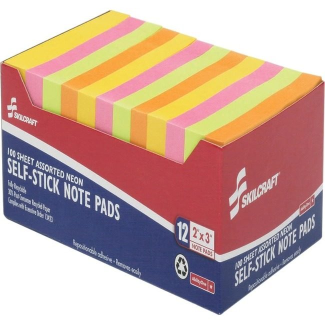 Varies / verify SKU SKU-LEVEL VERIFICATION REQUIRED Notepad Slfstk 2X3 12 Pack Assorted NSN3930103