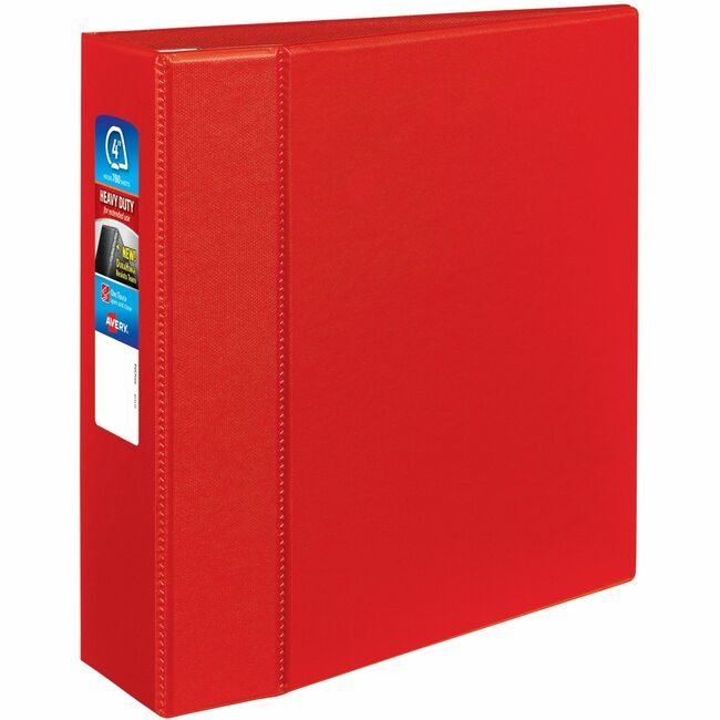 Avery Products Corporation Binder 1TOUCH Ezd 4" Red AVE79-584