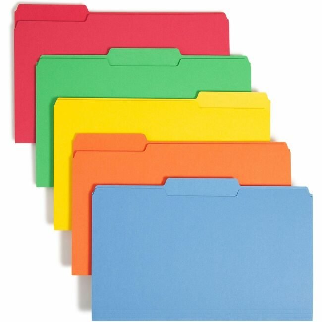 Smead Manufacturing Co. Folder File Legal 1/3 Assorted SMD16943