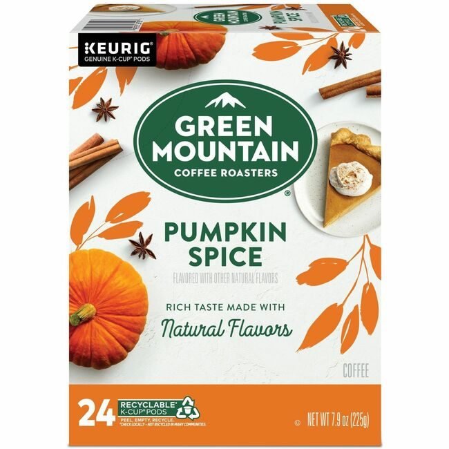 Keurig Dr Pepper / Green Mountain Coffee Roasters Pumpkin Spice 24/BX GMT6758