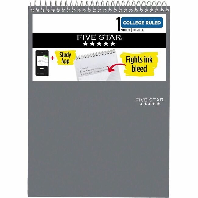 ACCO Brands Mead / Five Star Notepad Wrbd 5STR 1SBJ 00 Count MEA06182