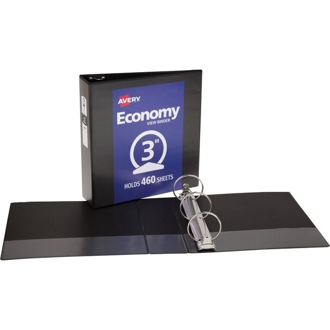 Avery Products Corporation Binder View Round 3" Black AVE05740