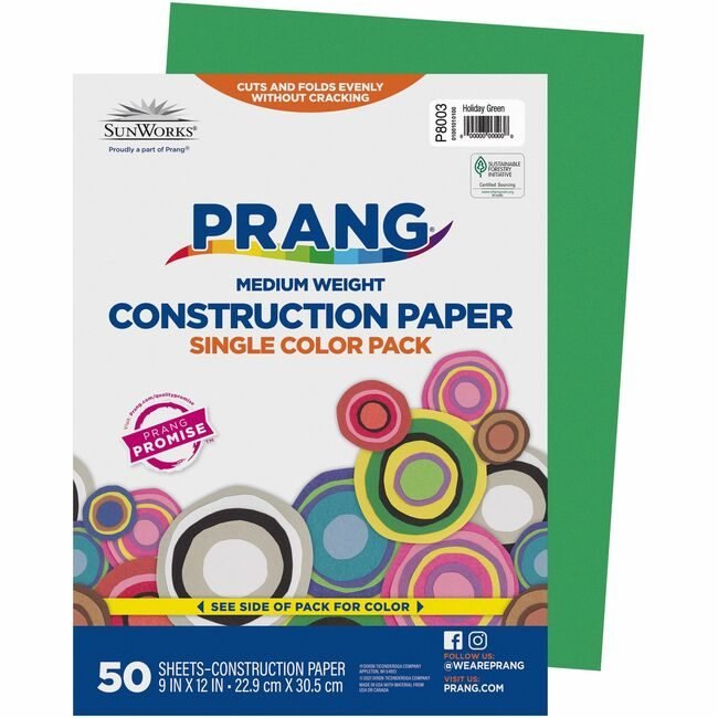 Pacon Corporation Paper Constr 9X12 Hgn 50SH PAC8003