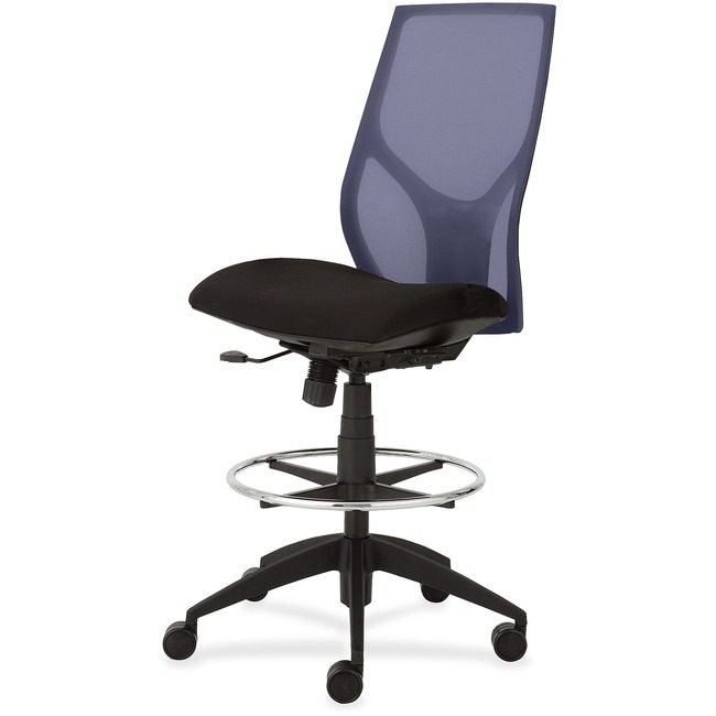 9to5 Seating Low Stool W/ Blk Seat Arml NTF1468Y100M601