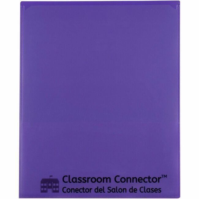 C-Line Products Folder Clsrm Cntr Prpl 25 CLI32009