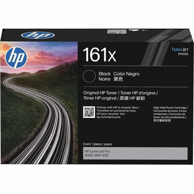 HP Inc. / Hewlett-Packard Crtg Toner 161 Blk Xl HEWW1610X