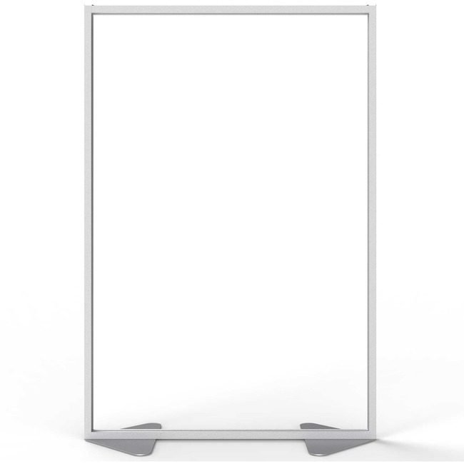 Ghent Manufacturing Partition Aluminum 72X48 Clear GHEMP724870