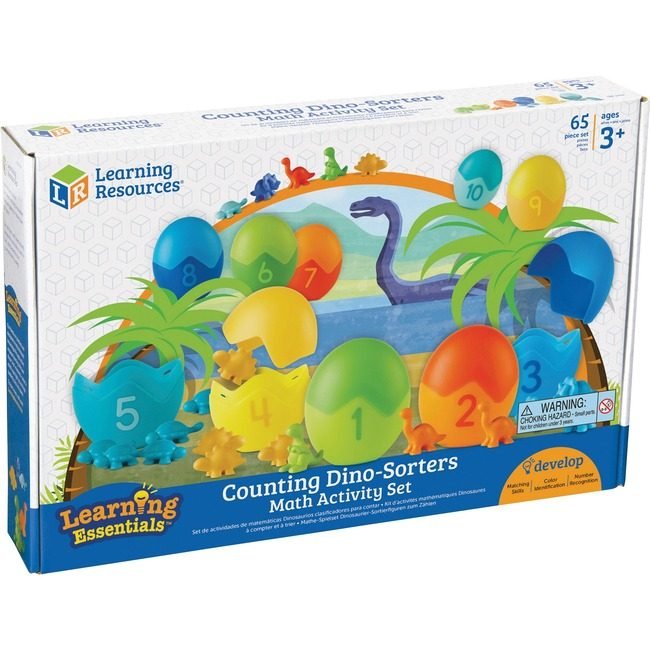 Learning Resources Counters Dino Mth 55PC LRNLER1768