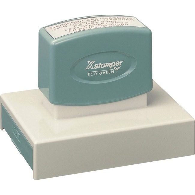 Shachihata / Xstamper Stamp Messg 2-9/16X3-15/16 XSTN28