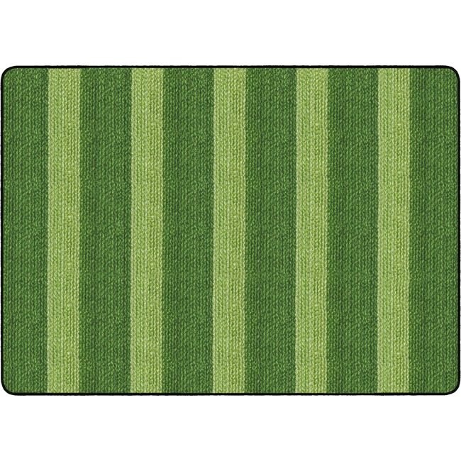 Flagship Carpets Rug Classroom Stripes Green FCIFA100732FS