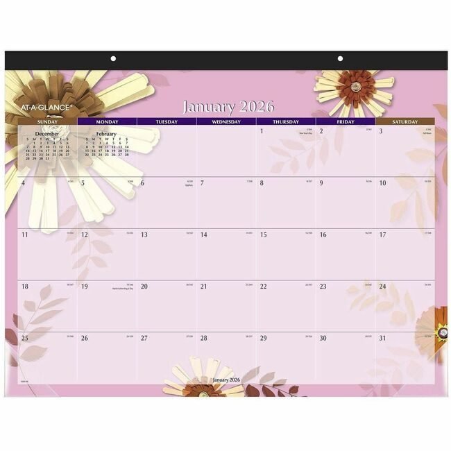 ACCO Brands AT-A-GLANCE Calendar Dskpd Pprflr 22X17 AAG5035