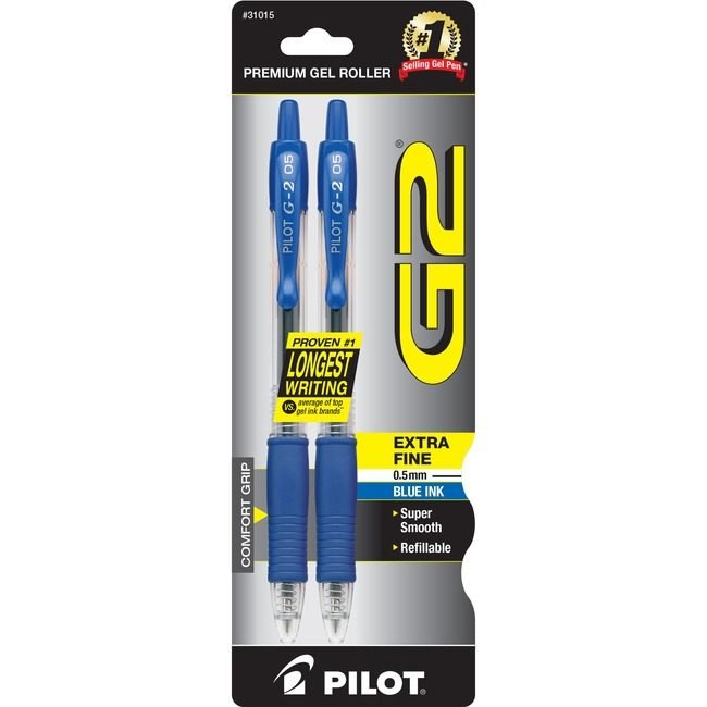 Pilot Corporation of America Pen Rollball G-2 Xf Be 2/CD PIL31015
