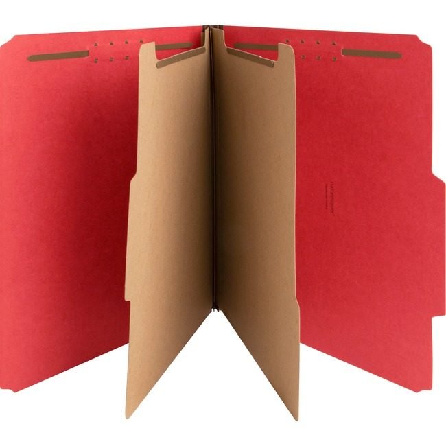 Nature Saver Folder Clssfctn Letter 2DIV Red NATSP17206