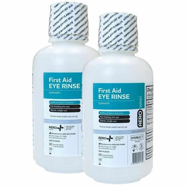 Aero Healthcare AU Pty Ltd CARDIACT Eyewash DUAL16OZ Stn Wdc AERAK75EWN