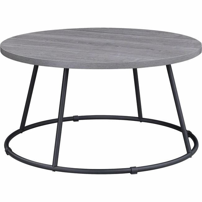 Lorell Table Coffee Round 32 Wchar LLR16260