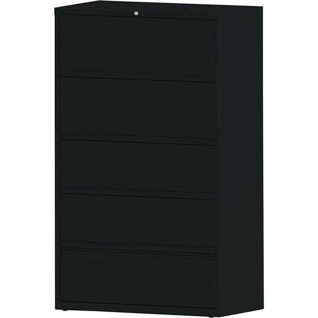 Lorell File Lat Rcd 5-DWR Black 42" LLR43517