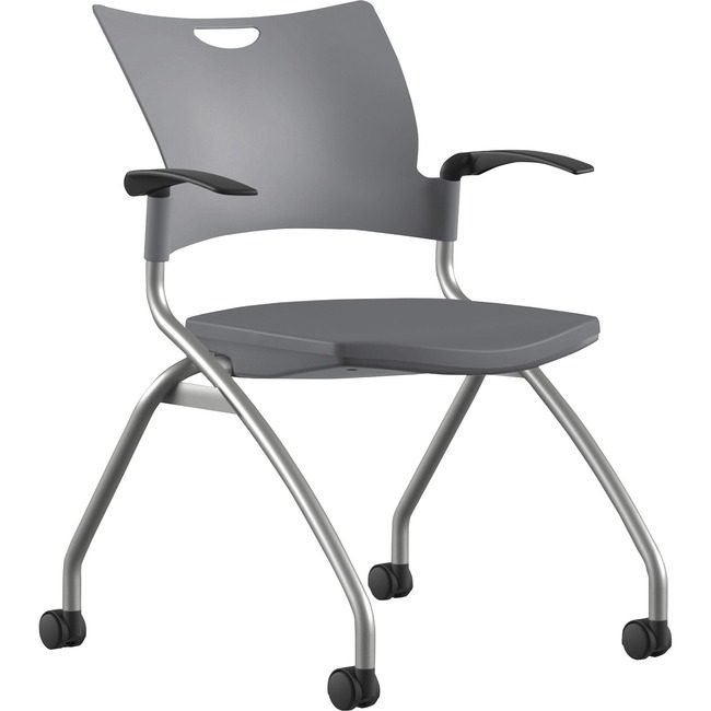 9to5 Seating Chair Nstng Plastic Gy/Sr NTF1320A12SFP14