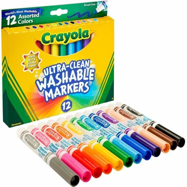 Crayola LLC Marker Broadline Wshble 12C CYO58-7812