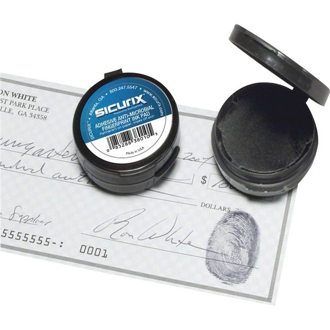 Baumgartens Pad Ink Fingerprint Black BAU38010