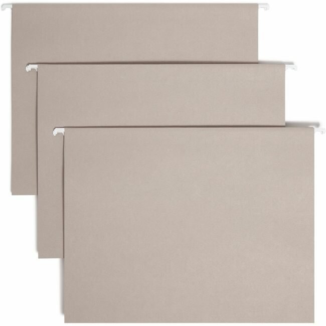 Smead Manufacturing Co. Folder Hanging Letter 1/5 Gray SMD64063