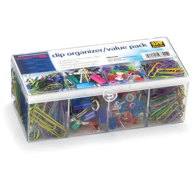 Officemate Clips Organizer Assorted OIC97301