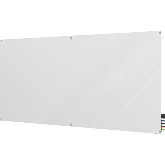 Ghent Manufacturing Board Mag Sq Gl 4X5 White GHEHMYSM45WH