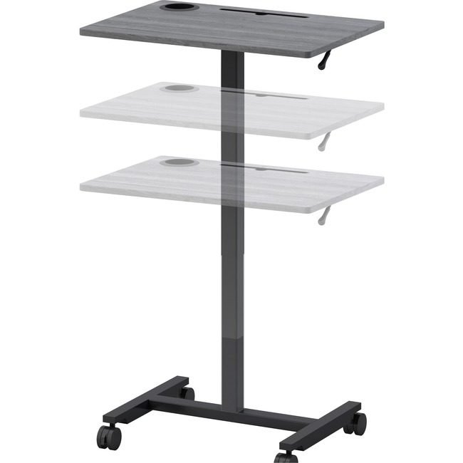 Lorell Desk Mobile Height-Adj LLR84837