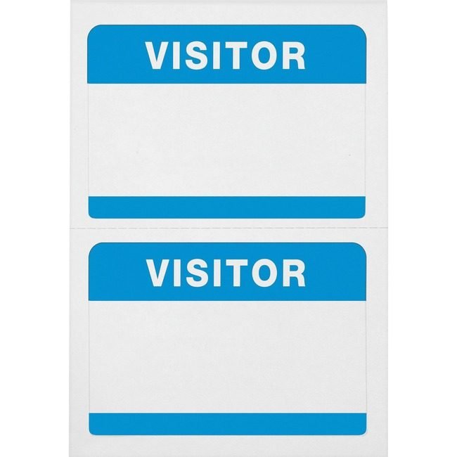 Advantus Corporation Badge Adhsve Visitor 100 Count AVT97190