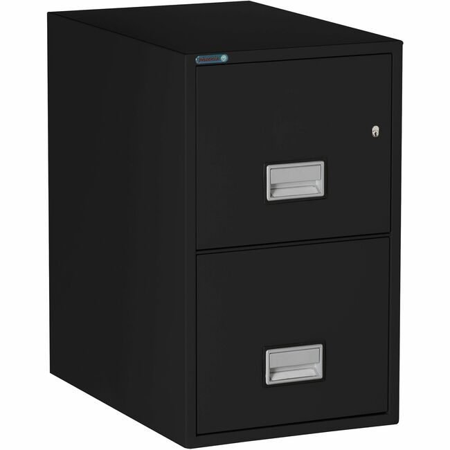 Phoenix Safe File Vert 2DR 25DEP Letter Black PXSLTR2W25B