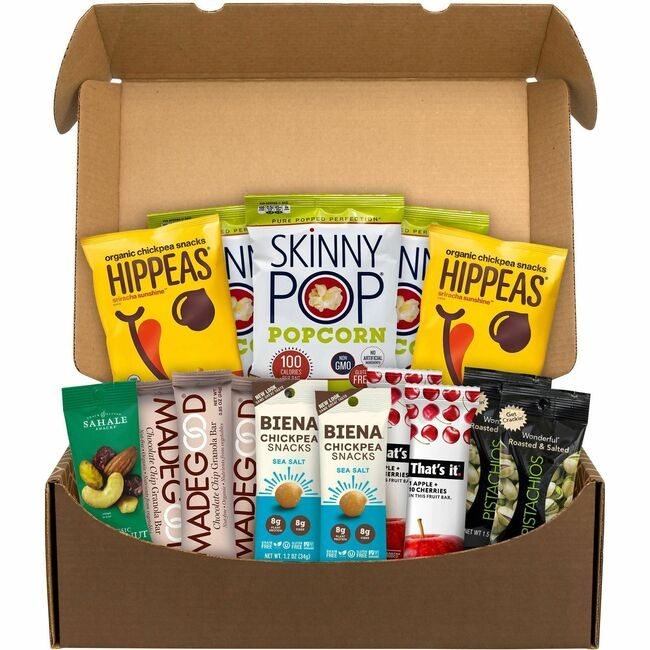 Varies / verify SKU SKU-LEVEL VERIFICATION REQUIRED Snack Box Vegan GRR70000126