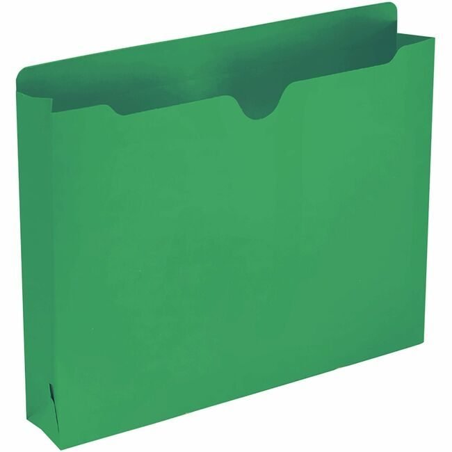 Smead Manufacturing Co. Jacket File Letter 2"EXP Green SMD75563