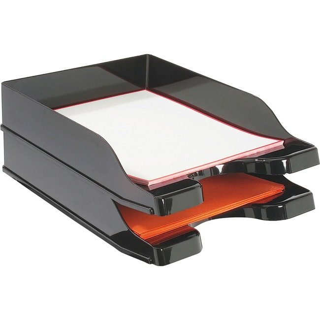 Deflecto Tray Letter 2 Pack DEF63904