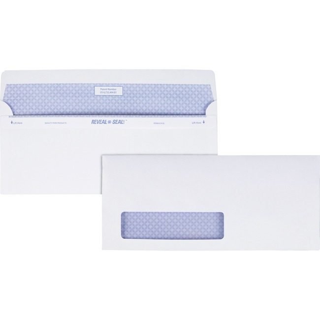 Quality Park Products Envelope Reveal-N-Seal Wndw QUA67418