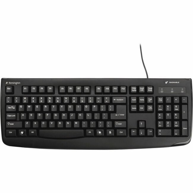 ACCO Brands Kensington Keyboard Washable Black KMW64407