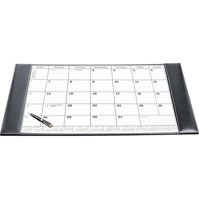 Dacasso Dsk Pad Lthr Black Cal Insert DACP1250