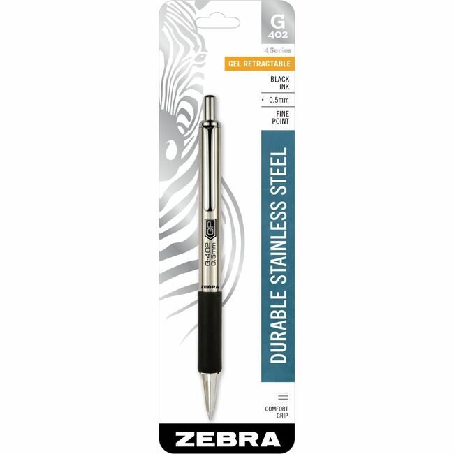 Zebra Pen Corporation G-402 RT GEL 0.5 Black ZEB49211