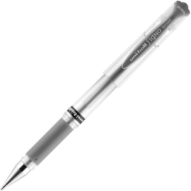 Mitsubishi Pencil Co. / uni-ball Pen Gel Silver 1.0 Dz UBC60758